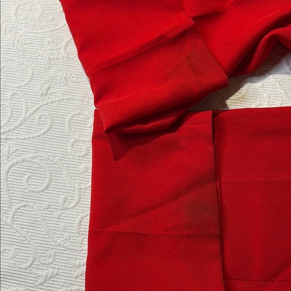 Elegant Red Women's Trousers - Picture 9 of 13